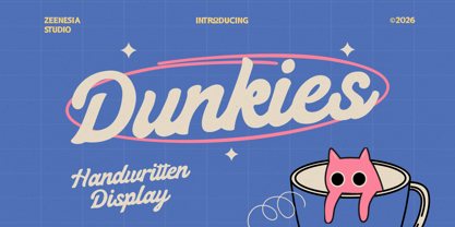 Dunkies Font Poster 1