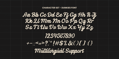 Dunkies Font Poster 8