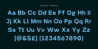 Sugitta Font Poster 10