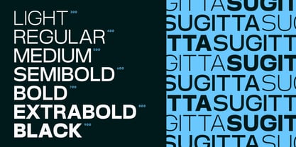 Sugitta Font Poster 2
