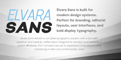 Elvara Sans Font Poster 6