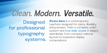 Elvara Sans Font Poster 4