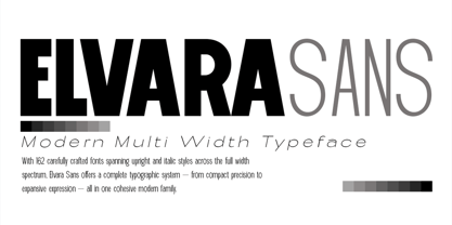 Elvara Sans Font Poster 1