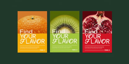 Mora Flore Font Poster 7