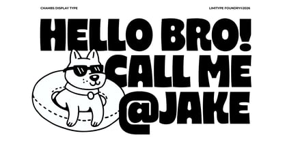 Chambs Font Poster 6