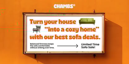 Chambs Font Poster 5