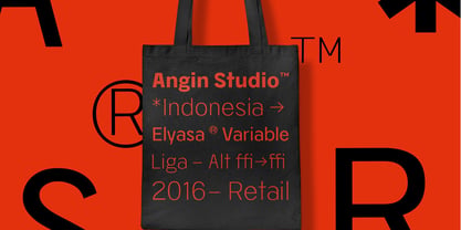 Elyasa Pro Variable Font Poster 10