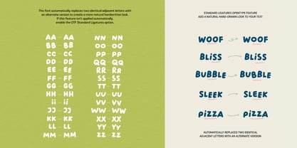 Casual Morning Font Poster 8