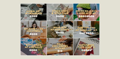 Casual Morning Font Poster 5
