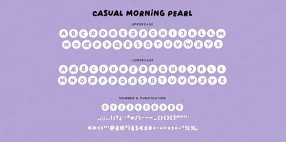 Casual Morning Font Poster 13