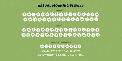 Casual Morning Font Poster 15