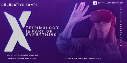 Xonex Font Poster 1