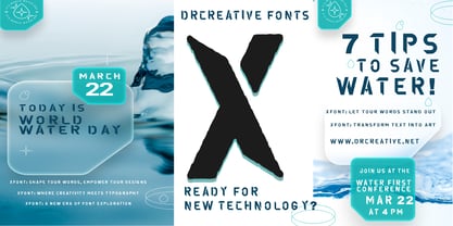 Xonex Font Poster 2