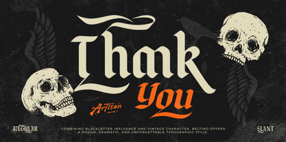 Beltino Font Poster 12