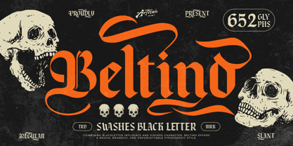 Beltino Font Poster 1