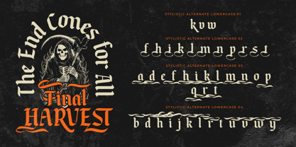 Beltino Font Poster 7