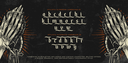 Beltino Font Poster 8