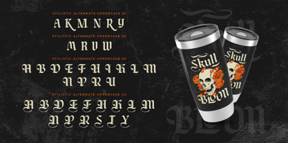 Beltino Font Poster 5