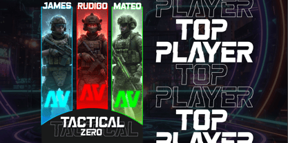 Neo Glitch Font Poster 6