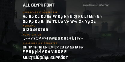 Neo Glitch Font Poster 11