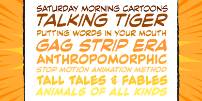 A Likely Story Font Poster 2