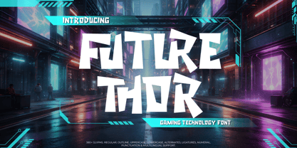 Future Thor Font Poster 1