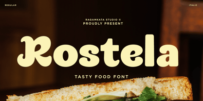 Rostela Font Poster 1