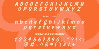 Ink Mokarino Font Poster 2