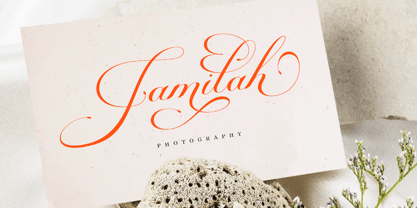 Gristha Script Font Poster 3