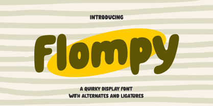 Flompy Font Poster 1