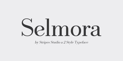 Selmora Font Poster 1