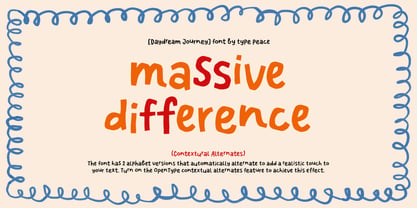 Daydream Journey Font Poster 3