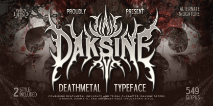 Daksine Font Poster 1