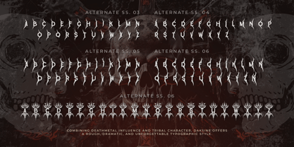 Daksine Font Poster 7