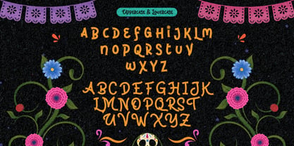 Brinca Calaca Font Poster 3