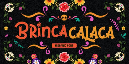 Brinca Calaca Font Poster 1