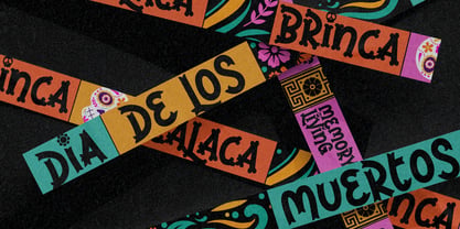 Brinca Calaca Font Poster 11