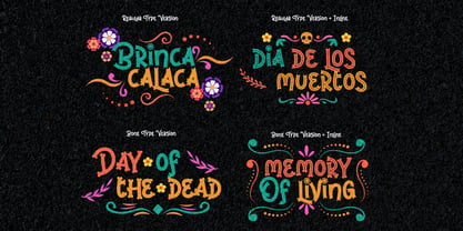 Brinca Calaca Font Poster 7