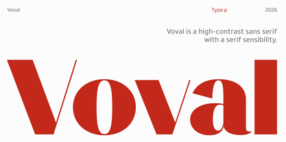 Voval Font Poster 1