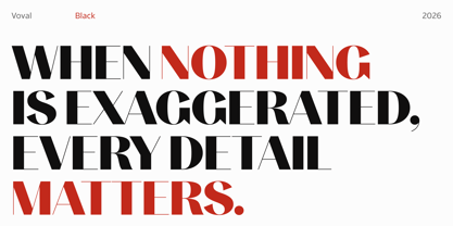 Voval Font Poster 4