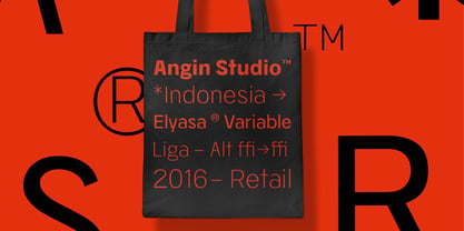 Elyasa Font Poster 11