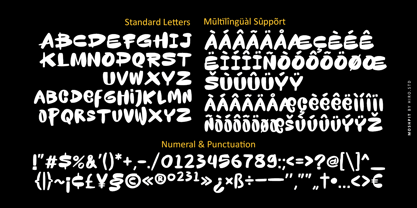 Moshpit Font Poster 11