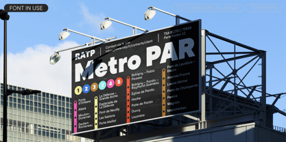 TT Commons Classic Font Poster 13