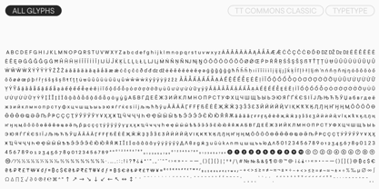TT Commons Classic Font Poster 10
