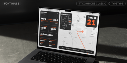 TT Commons Classic Font Poster 6