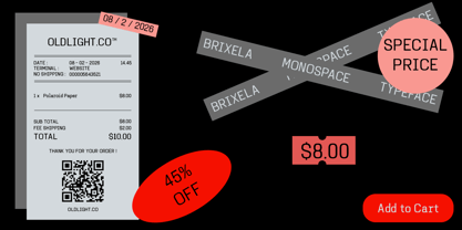 Brixela Font Poster 8