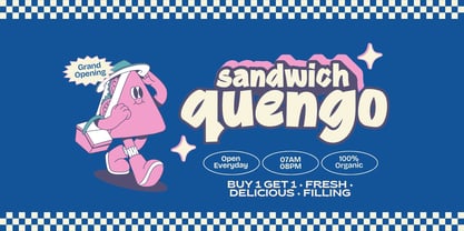 Quengo Font Poster 2