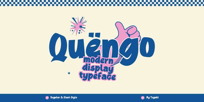 Quengo Font Poster 1