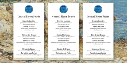 Coastal Notes Font Poster 6