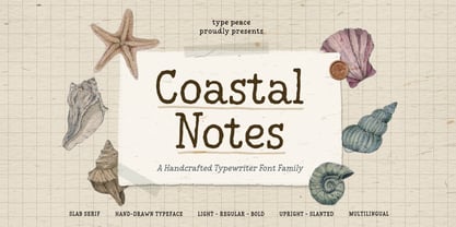Coastal Notes Font Poster 1
